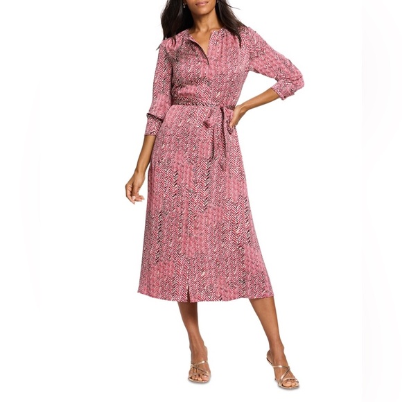 NIC+ZOE Dresses & Skirts - New - NIC+ZOE Herringbone Stamp Loren Dress